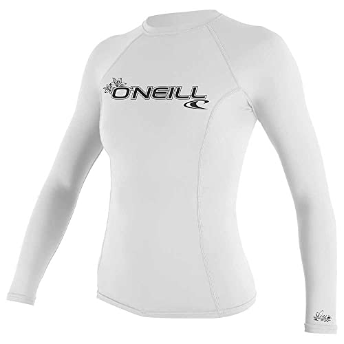 O'Neill Damen Women's Basic Skins Long Sleeve Sun Shirt Rash Vest, Weiß, S EU O'Neill Damen Women's Basic Skins Long Sleeve Sun Shirt Rash Vest, Weiß, S EU von O'Neill