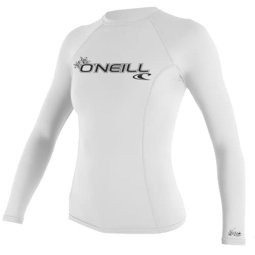 O'Neill Damen Women's Basic Skins Long Sleeve Sun Shirt Rash Vest, Weiß, XS EU O'Neill Damen Women's Basic Skins Long Sleeve Sun Shirt Rash Vest, Weiß, XS EU von O'Neill