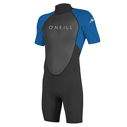 O'Neill Herren Reactor-2 2 mm skridsikker fjeder Wetsuit, Black/Ocean, MT EU von O'Neill