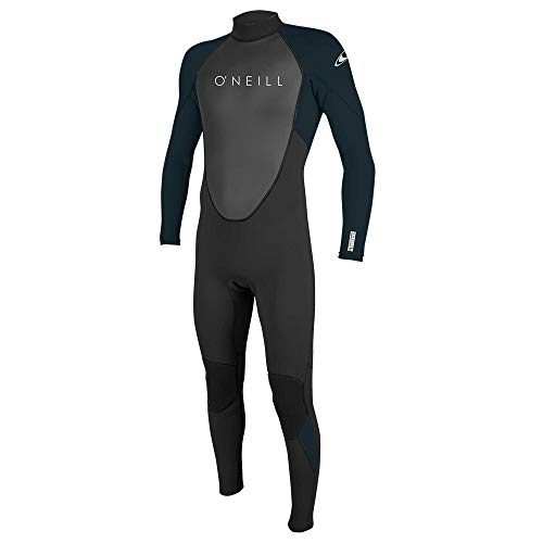 O'Neill Herren Reactor-2 3/2mm Back Zip Full Neoprenanzug, Black/Abyss, L von O'Neill