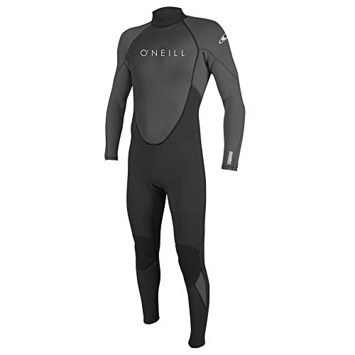 O'Neill Herren Reactor-2 3/2mm Back Zip Full Neoprenanzug, Black/Graphite, 4XL von O'Neill