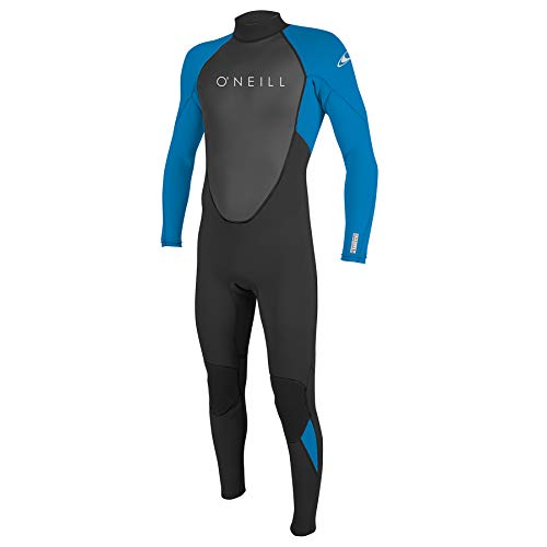 O'Neill Herren Reactor-2 3/2mm Back Zip Full Neoprenanzug, Black/Ocean, L von O'Neill