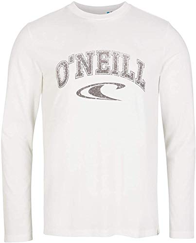 O'Neill Herren T-Shirt State Long Sleeve T-Shirt, White, XS, 1A2105 von O'Neill