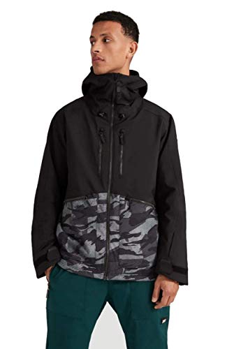 O'Neill Herren Texture Jacket Snow, Black Out, L O'Neill Herren Texture Jacket Snow, Black Out, L von O'Neill