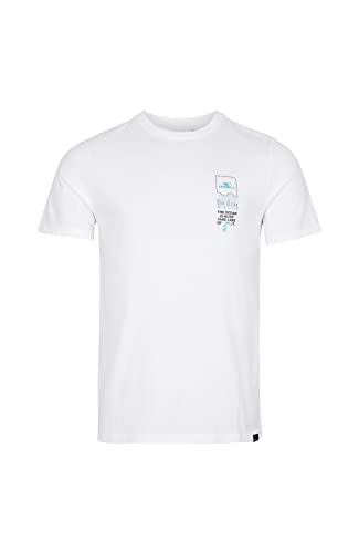 O'NEILL Herren kurzen Ärmeln, süßes T-Shirt Unterhemd, 11010 Schneeweiß, M/L von O'Neill