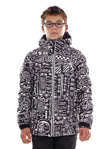 O`Neill Skijacke Snowboardjacke Archive schwarz Allover Print 80er (152) von O'Neill