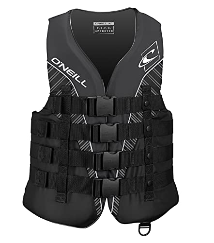 O'Neill Wetsuits Buoyancy Aid Superlite 50N CE Vest, Black/Smoke White, XL, 4723EU-CK4-XL von O'Neill