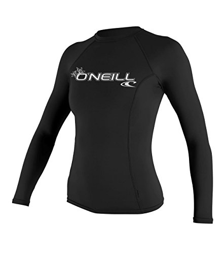 O'Neill Wetsuits Damen Basic Skins Long Sleeve Rash Guard Vest, Black, XL O'Neill Wetsuits Damen Basic Skins Long Sleeve Rash Guard Vest, Black, XL von O'Neill