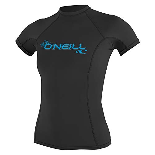 O'Neill Wetsuits Damen Uv Schutz wms basic skins S/S crew Rash Vest, Schwarz, XS O'Neill Wetsuits Damen Uv Schutz wms basic skins S/S crew Rash Vest, Schwarz, XS von O'Neill