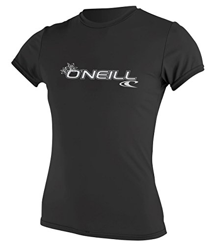 O'Neill Wetsuits Damen Wms Basic Skins S/S Rash Tee Vest, Schwarz, XL O'Neill Wetsuits Damen Wms Basic Skins S/S Rash Tee Vest, Schwarz, XL von O'Neill