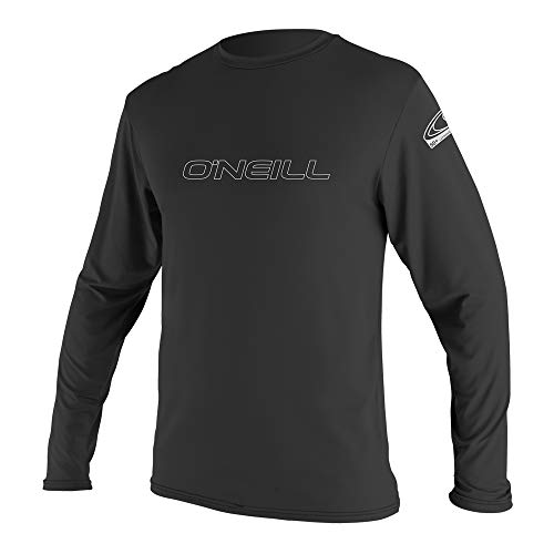 O'Neill Wetsuits Herren Basic Skins L/S Rash Tee Vest, Black, M O'Neill Wetsuits Herren Basic Skins L/S Rash Tee Vest, Black, M von O'Neill