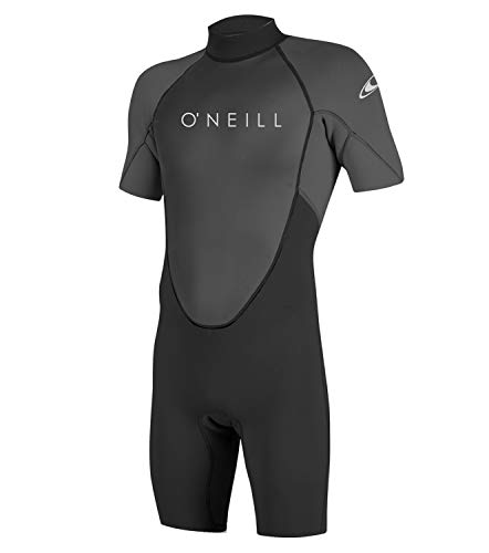 O'Neill Wetsuits Men's Reactor-2 2mm Back Zip Spring Wetsuit, Black/Graphite, MS von O'Neill