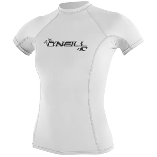 O'Neill Damen Women's Basic Skins Short Sleeve Sun T-Shirt, Weiß, M EU von O'Neill