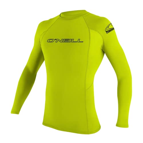 O'NEILL Youth Basic Skins UPF 50+ Short Sleeve Rash Guard, Lime, 14 von O'Neill