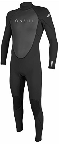 O'Neill Herren Reactor Ii 3/2mm Back Zip Full Wetsuit, Black/Black, 4XL EU von O'Neill