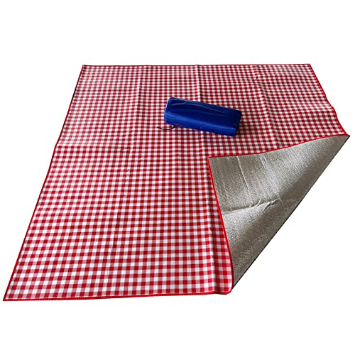 OAJABBGE 3-lagige Picknickdecke Für Outdoor Camping Für Extra Große Stranddecke Ultraleichte Picknickmatte Wasserdicht Und Sanddicht von OAJABBGE