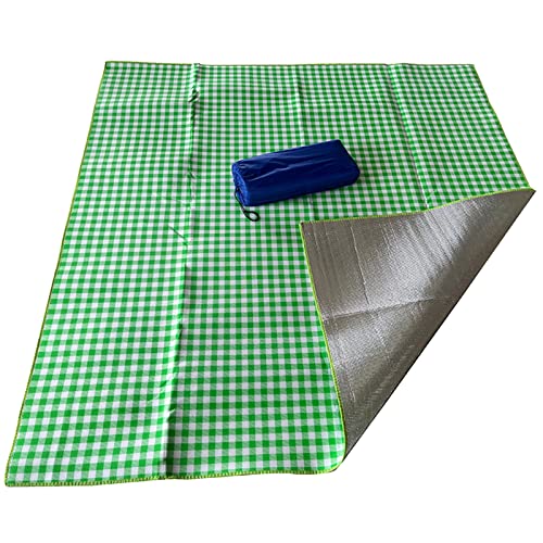 OAJABBGE 3-lagige Picknickdecke Für Outdoor Camping Für Extra Große Stranddecke Ultraleichte Picknickmatte Wasserdicht Und Sanddicht von OAJABBGE