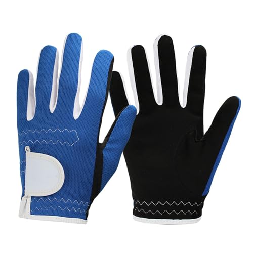 OAJABBGE Atmungsaktive Handschuhe Junior Handschuhe Links Und Rechtshänder Golfer Handschuhe Bequeme Handschuhe Für Training von OAJABBGE