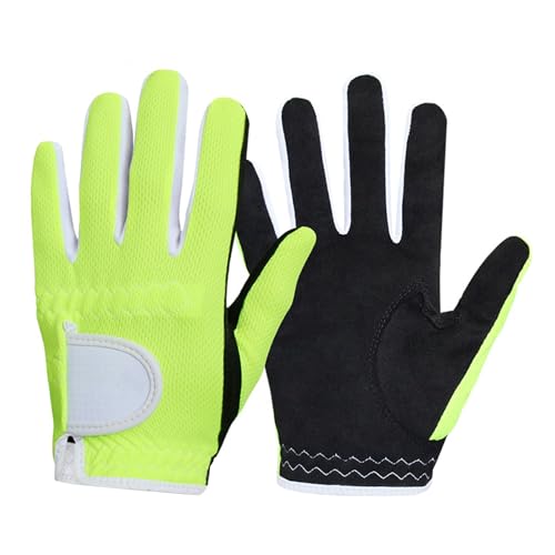 OAJABBGE Atmungsaktive Handschuhe Junior Handschuhe Links Und Rechtshänder Golfer Handschuhe Bequeme Handschuhe Für Training von OAJABBGE