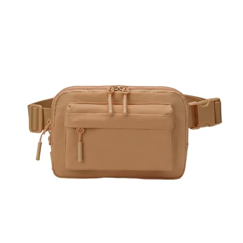 OAJABBGE Multifunktionale Hüfttasche Umhängetasche Einfarbige Brusttasche Mit Verstellbarem Riemen Wasserabweisende Gürteltasche Für Unisex von OAJABBGE