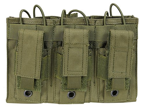 Camouflage Tactical Triple 5.56 Magazintasche MOLLE-System Magazinklemmclip-Taschenhalter-Tasche von OAREA