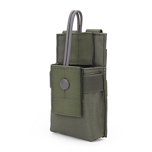 MOLLE Tactical Airsoft 1000D Walkie-Talkie Tasche Jagd Paintball Spiel Zubehör Tasche Interphone Pouch Kurzen Radio Holster Intercom Tasche von OAREA