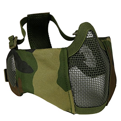 Tactical Airsoft Maske Halbunterseite Metall Stahlnetz Die Feld Elite Gehörschutz Outdoor Paintball Tactical Airsoft Maske Halbunterseite Metall Stahlnetz Die Feld Elite Gehörschutz Outdoor Paintball von OAREA