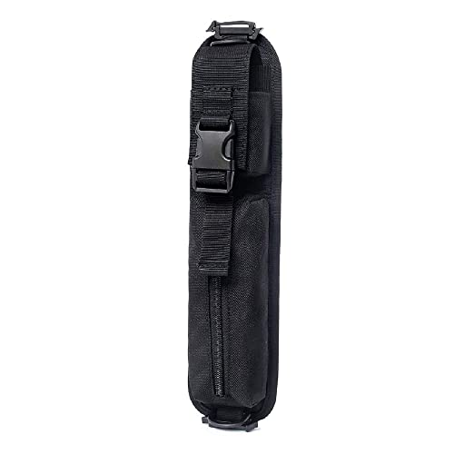 OAREA Tactical Molle Pouch Rucksack Schulterband Tasche Military Accessoire Packschlüssel Taschenlampe Outdoor EDC Kits Tools Bag (Color : TP010-BK) von OAREA