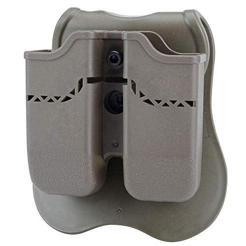 OAREA Taktische abnehmbare Gürtelholster Dual Stack Magazintasche mit Paddel für Glock, H & K USP OAREA Taktische abnehmbare Gürtelholster Dual Stack Magazintasche mit Paddel für Glock, H & K USP von OAREA
