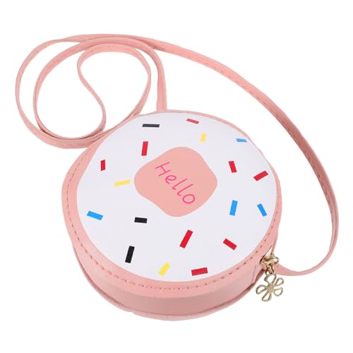 OATIPHO 1 STK Umhängetasche für Kinder Mini-Tasche für Kinder Bedruckte Wickeltasche Kinder umhängetasche Kinder Handtasche Bedruckte Umhängetasche vielseitige Münztasche Pu Rosa von OATIPHO