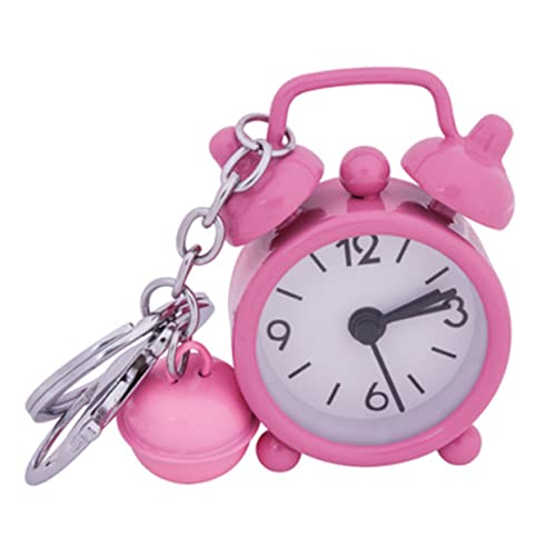 OATIPHO 1Stk Schlüsselanhänger mit Wecker Kette digital Wecker für Schlafzimmer Toaster Uhr mit Schlüsselschließe Neuheit Geschenkeidee schlüsselanhänger pink Wecker Schlüsselanhänger Rosa von OATIPHO