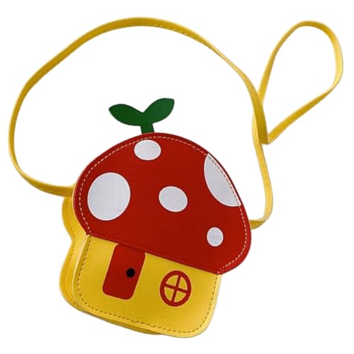 OATIPHO Pilz-Umhängetasche für aufbewahrungssack kindertasche geldbörse Mädchen Lunchpaket für Pilzbeutel für süße Tasche mit Schultergurt PU-Leder OATIPHO Pilz-Umhängetasche für aufbewahrungssack kindertasche geldbörse Mädchen Lunchpaket für Pilzbeutel für süße Tasche mit Schultergurt PU-Leder von OATIPHO
