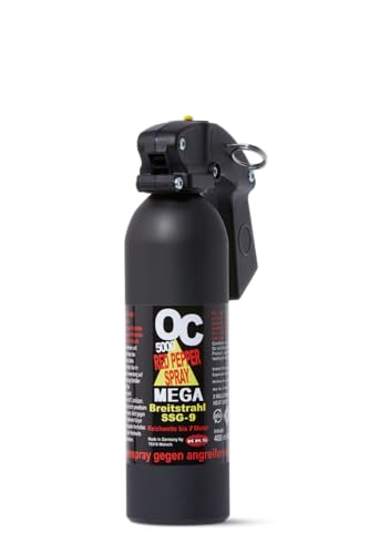 Pfefferspray OC5000 mit Pistolengriff 400ml Breitstrahl Pfefferspray OC5000 mit Pistolengriff 400ml Breitstrahl von OC 5000