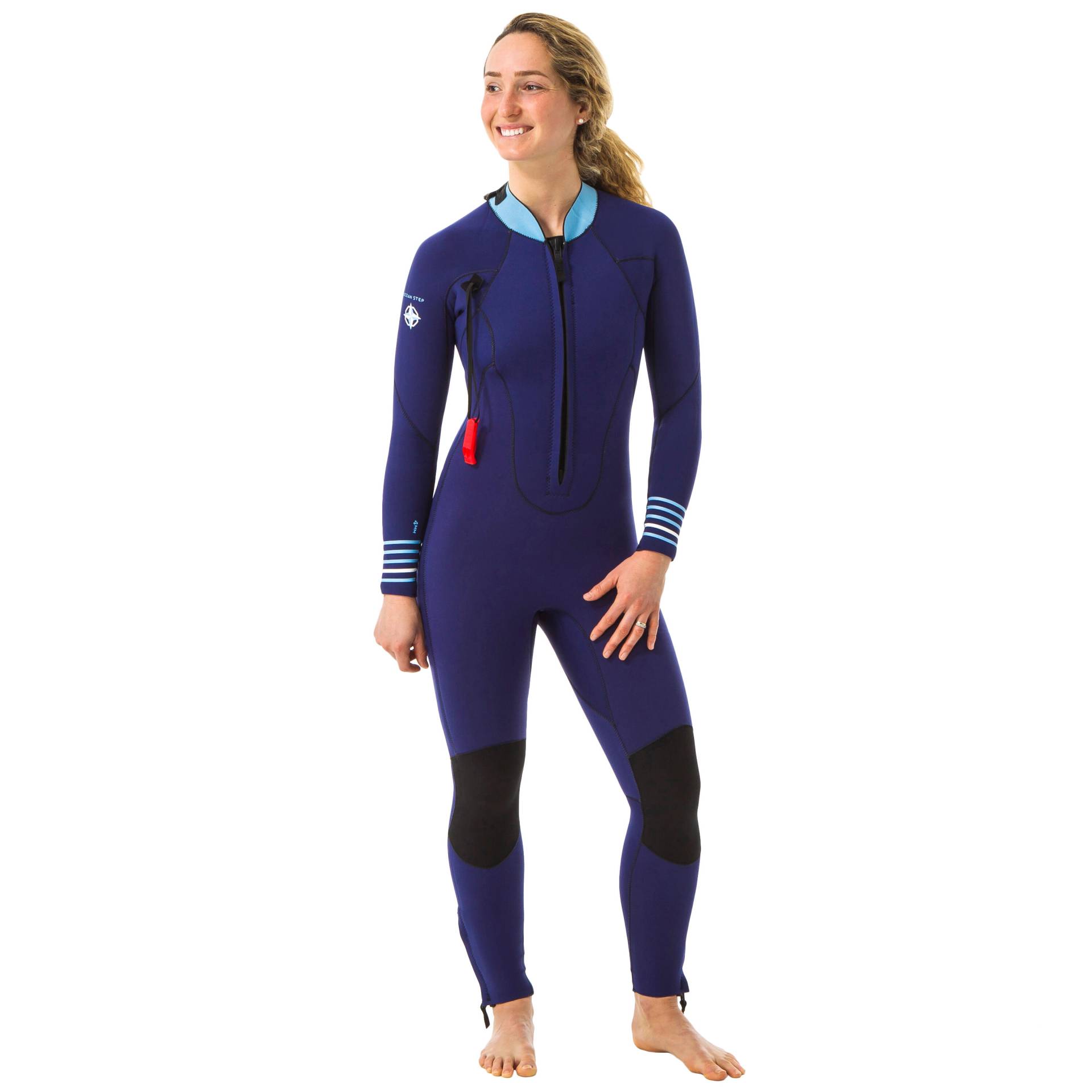 Neoprenanzug Water Walking Damen 4/3 mm - blau von OCEAN STEP