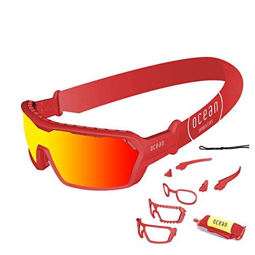 OCEAN SUNGLASSES 3700.5 x Brille Sonnenbrille Unisex Erwachsene, Rot von OCEAN SUNGLASSES