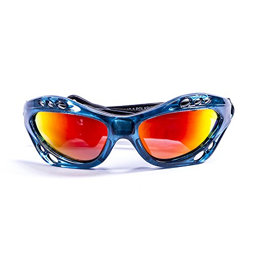 OCEAN SUNGLASSES - Cumbuco - lunettes de soleil polarisÃBlackrolles - Monture : Bleu - Verres : Revo rouge (15001.6) von OCEAN SUNGLASSES