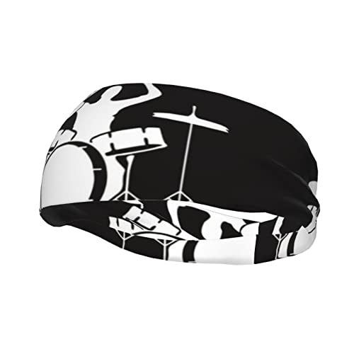 Drummer Sport-Stirnband für Männer und Frauen, geeignet zum Laufen, Radfahren, Yoga, Basketball, elastisches Haarband mit Feuchtigkeitstransport. Drummer Sport-Stirnband für Männer und Frauen, geeignet zum Laufen, Radfahren, Yoga, Basketball, elastisches Haarband mit Feuchtigkeitstransport. von OCELIO