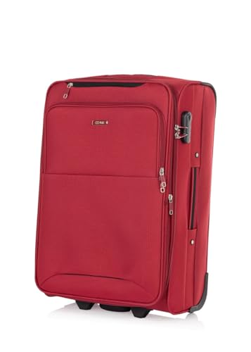 OCHNIK Mittlerer Rollkoffer | Soft Case | Material: Nylon | Farbe: Rot | Größe: M | Maße: 64x41,50x28,50 cm | Fassungsvermögen: 75l | Hohe Qualität OCHNIK Mittlerer Rollkoffer | Soft Case | Material: Nylon | Farbe: Rot | Größe: M | Maße: 64x41,50x28,50 cm | Fassungsvermögen: 75l | Hohe Qualität von OCHNIK