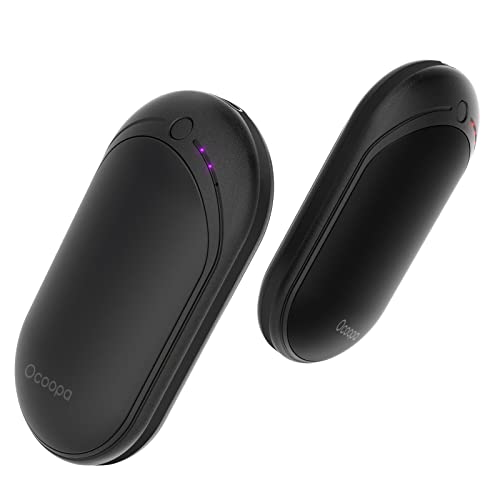 OCOOPA Handwärmer,EIN/doppelseitige Heizung 5 Stufen und bis zu 10 Stunden Wärme,5200 mAh elektrische tragbare Taschenwärmer, ideal für den Außenbereich, Geschenke, die wärmen-2Schwarz OCOOPA Handwärmer,EIN/doppelseitige Heizung 5 Stufen und bis zu 10 Stunden Wärme,5200 mAh elektrische tragbare Taschenwärmer, ideal für den Außenbereich, Geschenke, die wärmen-2Schwarz von OCOOPA