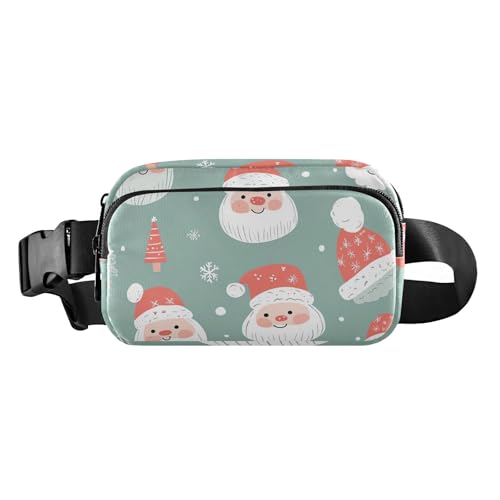 Gürteltasche mit niedlichem Weihnachtsmann-Motiv, mit verstellbarem Riemen, für Herren, Niedlicher Weihnachtsmann, Einheitsgröße, Niedlicher Weihnachtsmann von ODAWA