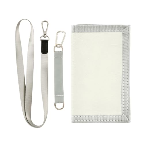 ODAWA Lemon Chiffon Kinder Geldbörse Teen Trifold Wallet mit Lanyard Teenager Geldbörsen für Mädchen, Elfenbein, Einheitsgröße von ODAWA