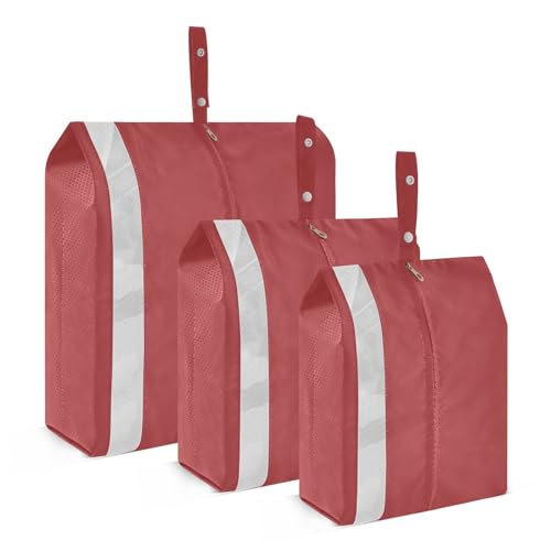 Titian Reiseverpackungstaschen, rot, Kompressions-Aufbewahrung, Schuhtasche, leicht, Reiseverpackungs-Organizer von ODAWA