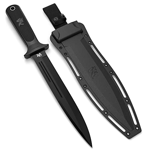 ODENWOLF W Catcher - Großes Jagdmesser aus D2-Stahl - Großes Feststehendes Messer mit Scheide - Einschneidiges Schwert mit TPE-Griff - Full Tang Survival Messer für Outdoor Aktivitäten ODENWOLF W Catcher - Großes Jagdmesser aus D2-Stahl - Großes Feststehendes Messer mit Scheide - Einschneidiges Schwert mit TPE-Griff - Full Tang Survival Messer für Outdoor Aktivitäten von ODENWOLF