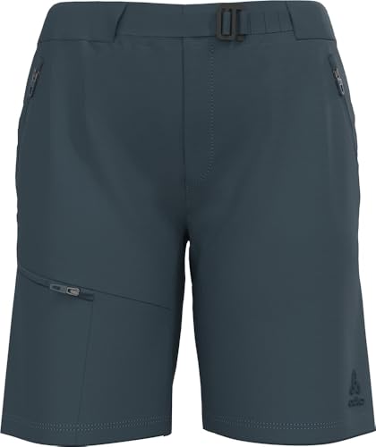 ODLO Damen Ascent Hiking Shorts, Dark Slate, 40 EU ODLO Damen Ascent Hiking Shorts, Dark Slate, 40 EU von Odlo