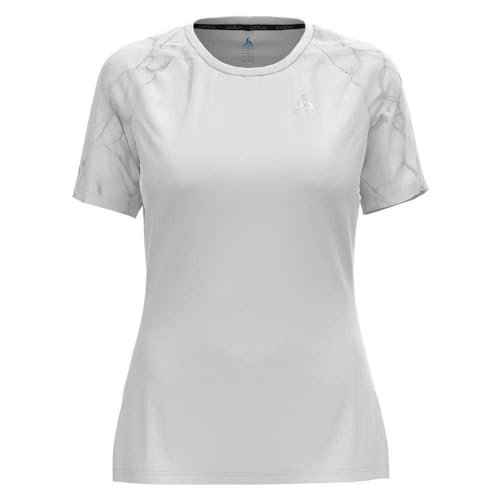ODLO Laufshirt Damen Kurzarm Essential mit Print I Sport Shirt I Sport Oberteil I Fitness Shirt ODLO Laufshirt Damen Kurzarm Essential mit Print I Sport Shirt I Sport Oberteil I Fitness Shirt von Odlo