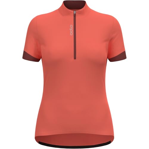 ODLO Fahrradtrikot Damen Essential I Radtrikot Kurzarm I Fahrradshirt ODLO Fahrradtrikot Damen Essential I Radtrikot Kurzarm I Fahrradshirt von Odlo