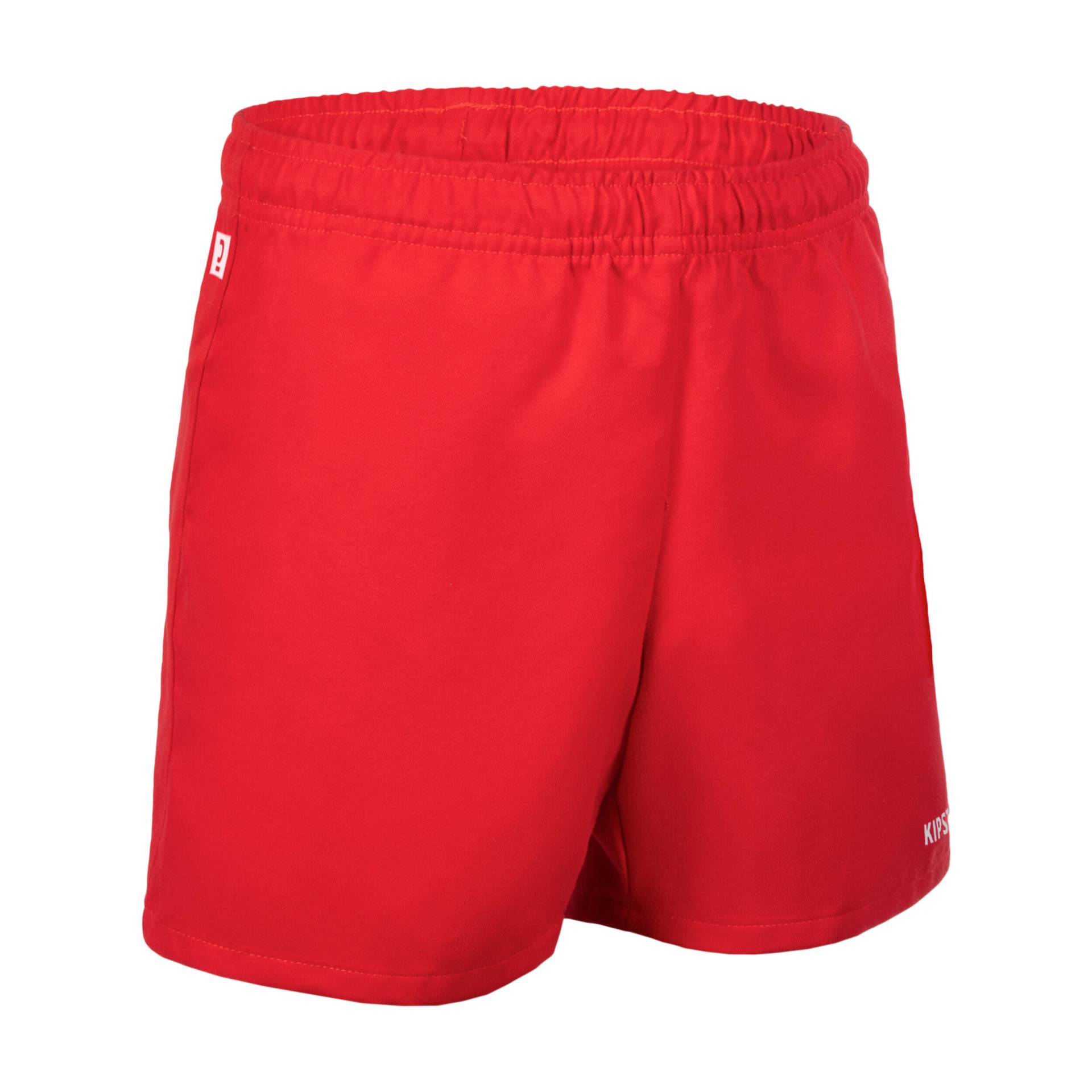 Damen/Herren Rugby Shorts mit Taschen - R100 rot von OFFLOAD