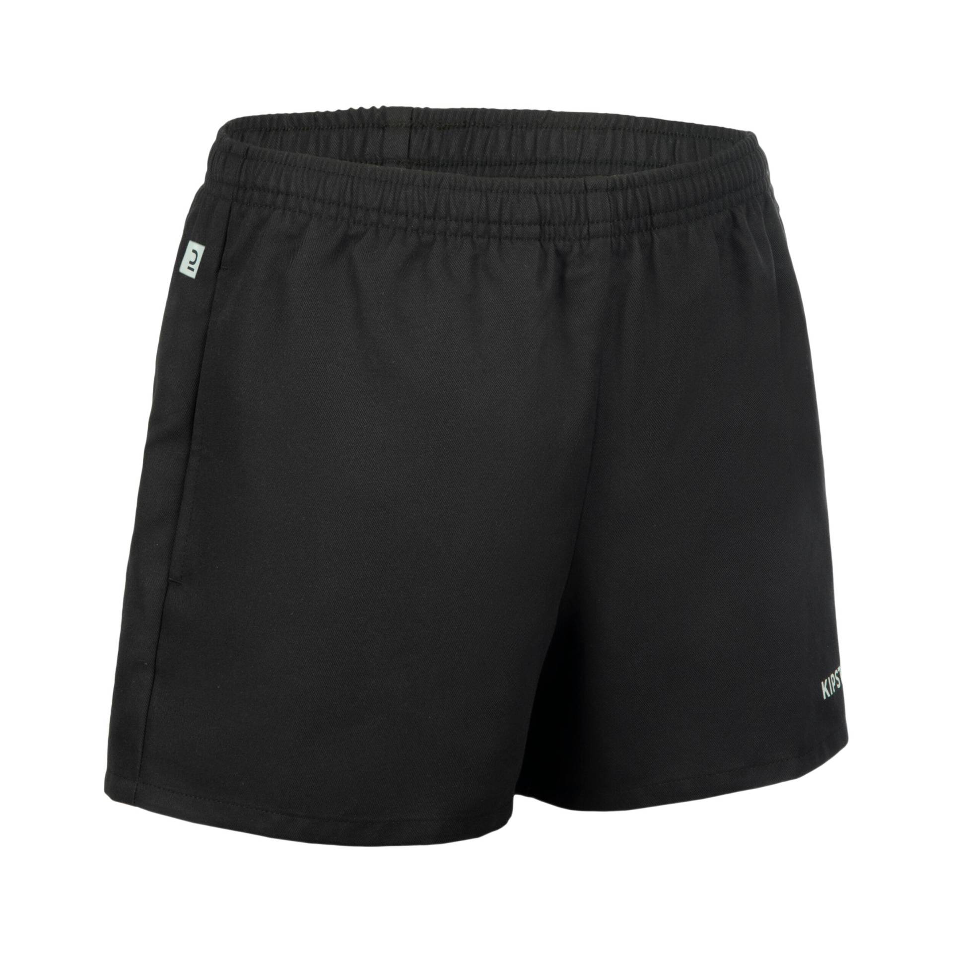 Damen/Herren Rugby Shorts mit Taschen - R100 schwarz von OFFLOAD