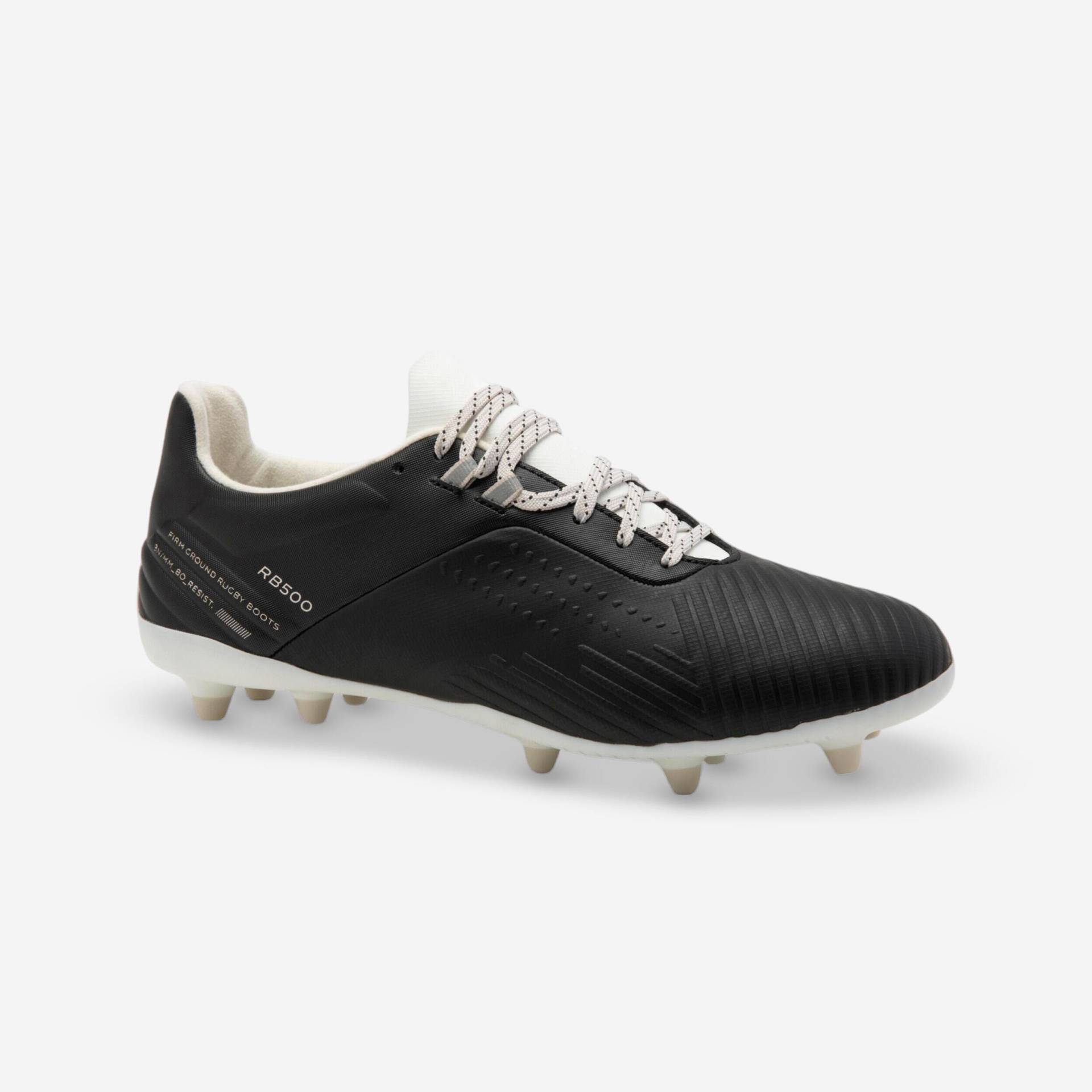 Damen/Herren Rugby Stollenschuhe FG - Advance R500 schwarz von OFFLOAD