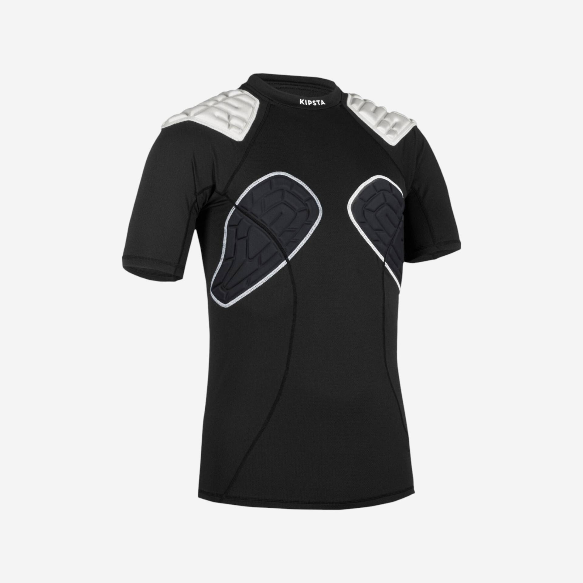 Damen Rugby Schulterschutz - R500 schwarz/weiß Damen Rugby Schulterschutz - R500 schwarz/weiß von OFFLOAD